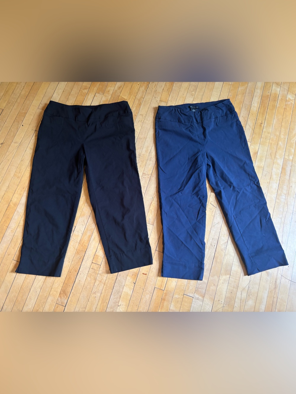 Zac & Rachel Women’s Crop Pants - Black and Navy